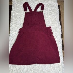 New Look Red Sleeveless Square Neck Casual Dress